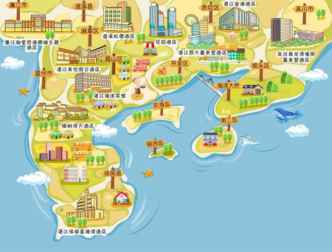 晋城手绘地图旅游的艺术指南